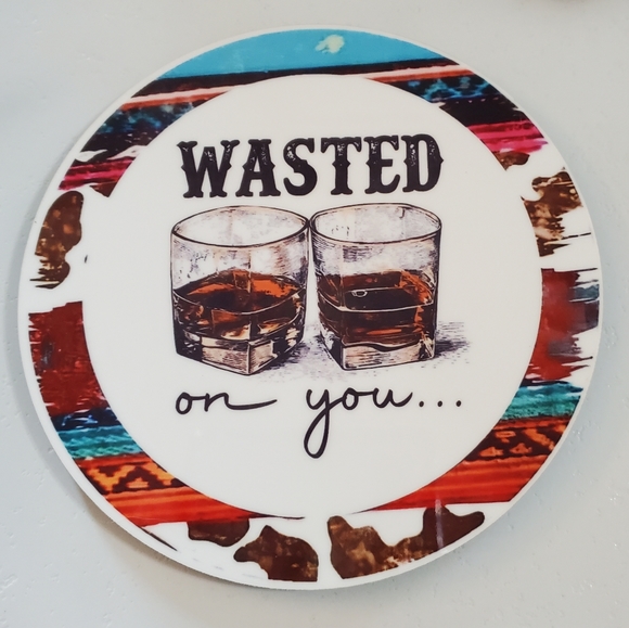 WASTED in you... 2 Pack Coasters - Picture 2 of 5